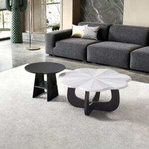ชุดโต๊ะกลางห้องรับแขก - Blossom Curve Coffee Table Set
