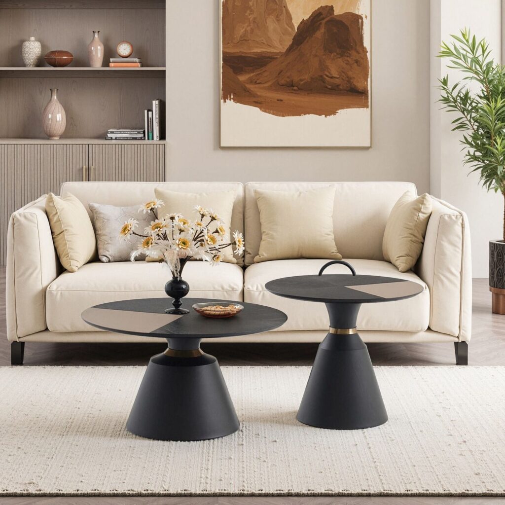 Calix Table ชุดโต๊ะกลางห้องรับแขก - Calix Duo Coffee Table - HomeStudio