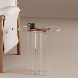 โต๊ะข้างตกแต่งบ้าน - Acrylic Designed Side Table XV