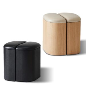 เก้าอี้สำหรับตกแต่งบ้าน - Wooden Designed Decor Stool II