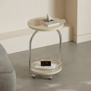 โต๊ะข้างตกแต่งบ้าน - Circle Designed Decor Side Table XV