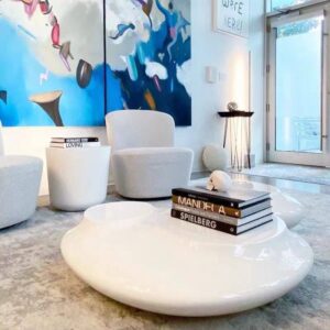 ชุดโต๊ะกลางห้องรับแขก - Designed Shaped Decor Center Table XI