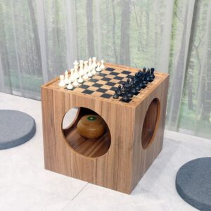 โต๊ะข้างตกแต่งบ้าน - Chess Cube Table