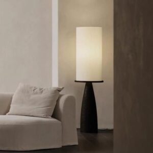 โคมไฟตั้งพื้น - Black and White Designed Floor Lamp X