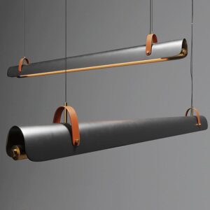 โคมไฟแต่งบ้านติดเพดาน - Obsidian Strap Long Ceiling Lamp