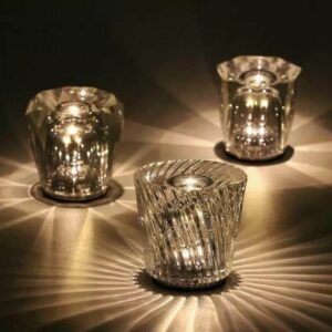 โคมไฟตั้งโต๊ะตกแต่งบ้าน – Crystal Decorating Decor Table Lamp X