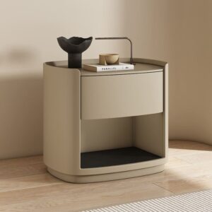 โต๊ะข้างตกแต่งบ้าน - Lumi Curve Bedside Table