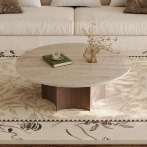 โต๊ะกลางห้องรับแขก – NARA Round Center Table