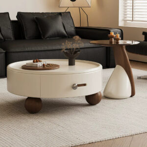 ชุดโต๊ะกลางห้องรับแขก - Nuvia Round Center Table Set