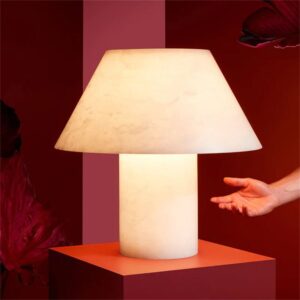 โคมไฟตั้งโต๊ะตกแต่งบ้าน – Marble Mushroom Table Lamp