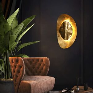 โคมไฟติดผนัง – Gold Radiance Wall Lamp