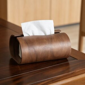 ที่ใส่กระดาษทิชชู่ตั้งโต๊ะ - Arc Wooden Tissue Holder