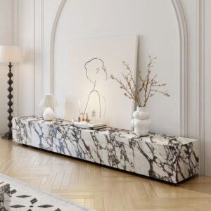 โต๊ะวางทีวีท็อปหินอ่อน - Novara TV Table