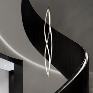โคมไฟแต่งบ้านติดเพดาน - Vertical Twist Designed Ceiling Lamp