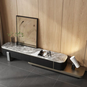 โต๊ะวางทีวีท็อปหินอ่อน - LUXE HORIZON TV Console