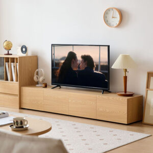 โต๊ะวางทีวีสำหรับห้องรับแขก – Sora Nordic TV Cabinet II