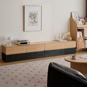 โต๊ะวางทีวีสำหรับห้องรับแขก – Kanso Two Tone TV Table