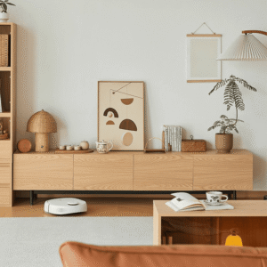 โต๊ะวางทีวีสำหรับห้องรับแขก – Sora Nordic TV Cabinet