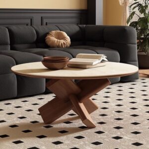 โต๊ะกลางห้องรับแขก – Crossform Coffee Table