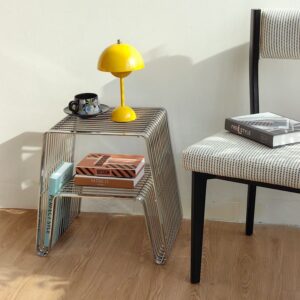 โต๊ะข้างตกแต่งบ้าน – Arc Wire Side Table