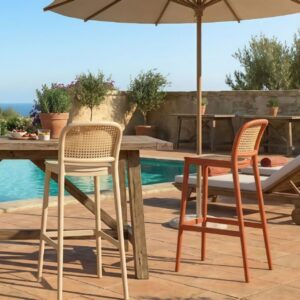 เก้าอี้สำหรับตกแต่งบ้าน - Rattan Designed Bar Stool