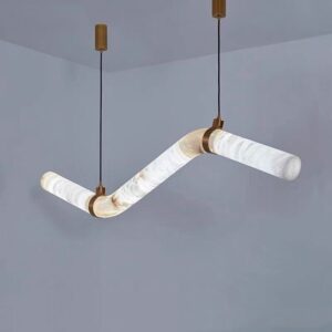 โคมไฟแต่งบ้านติดเพดาน – Aurelia Wave Pendant Model B