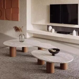 ชุดโต๊ะกลางห้องรับแขก - Shaped Designed Center Table II